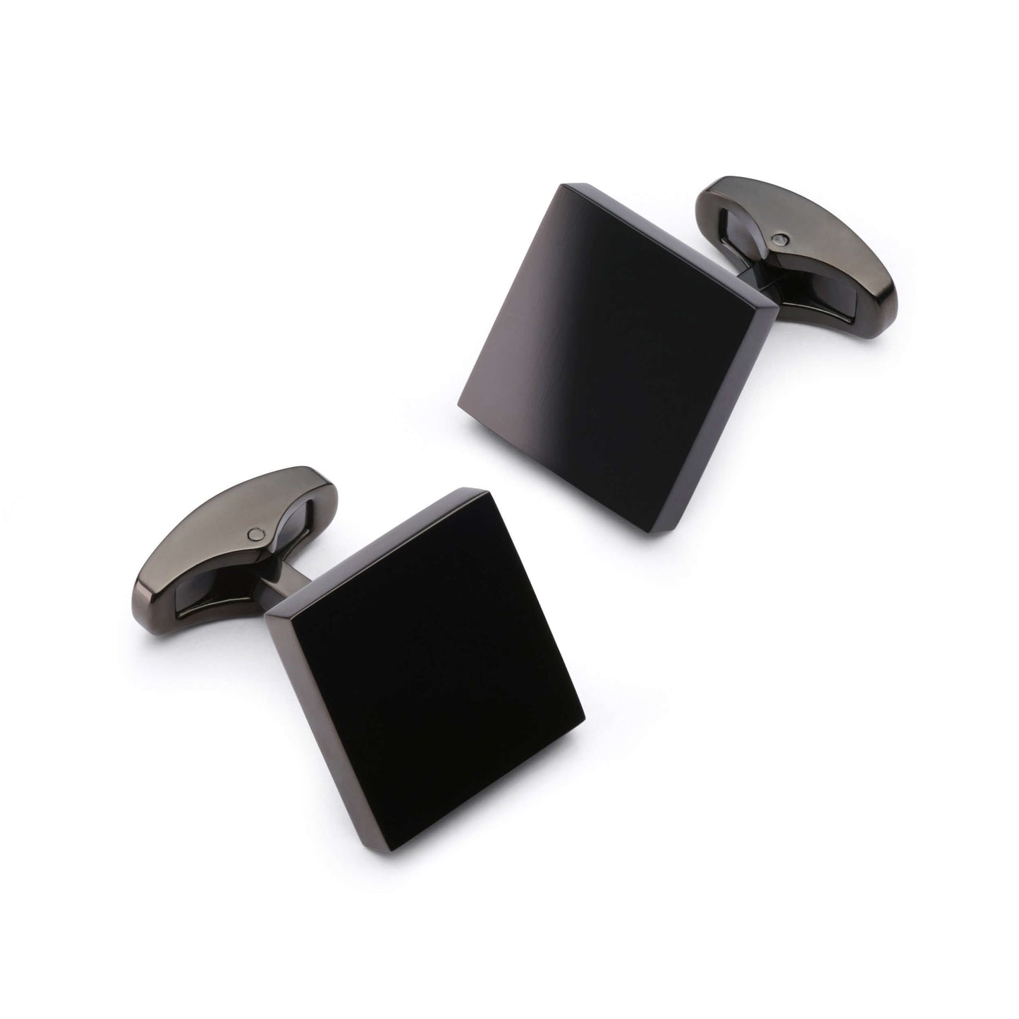 Square Cufflinks In Black