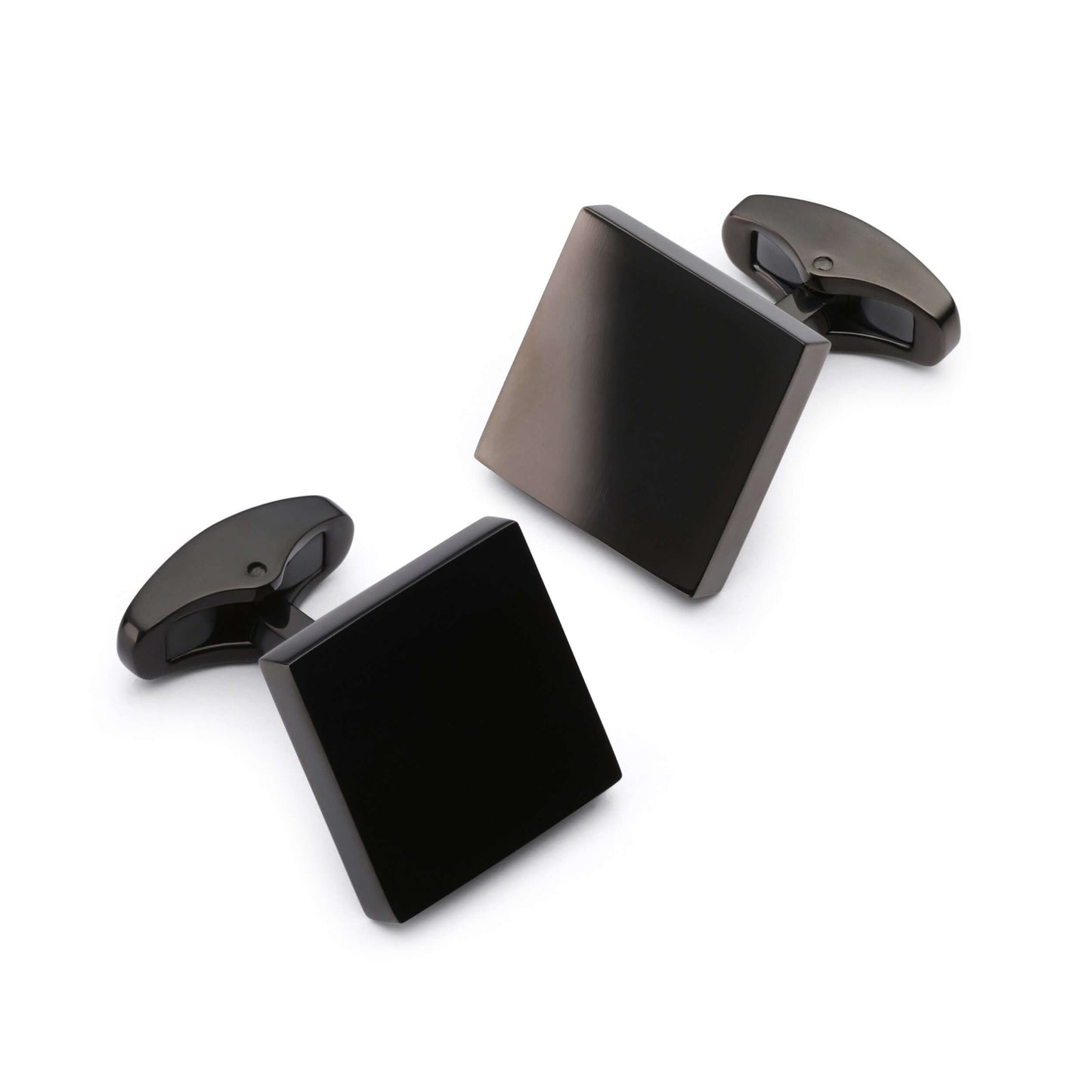 Square Cufflinks In Gun Metal