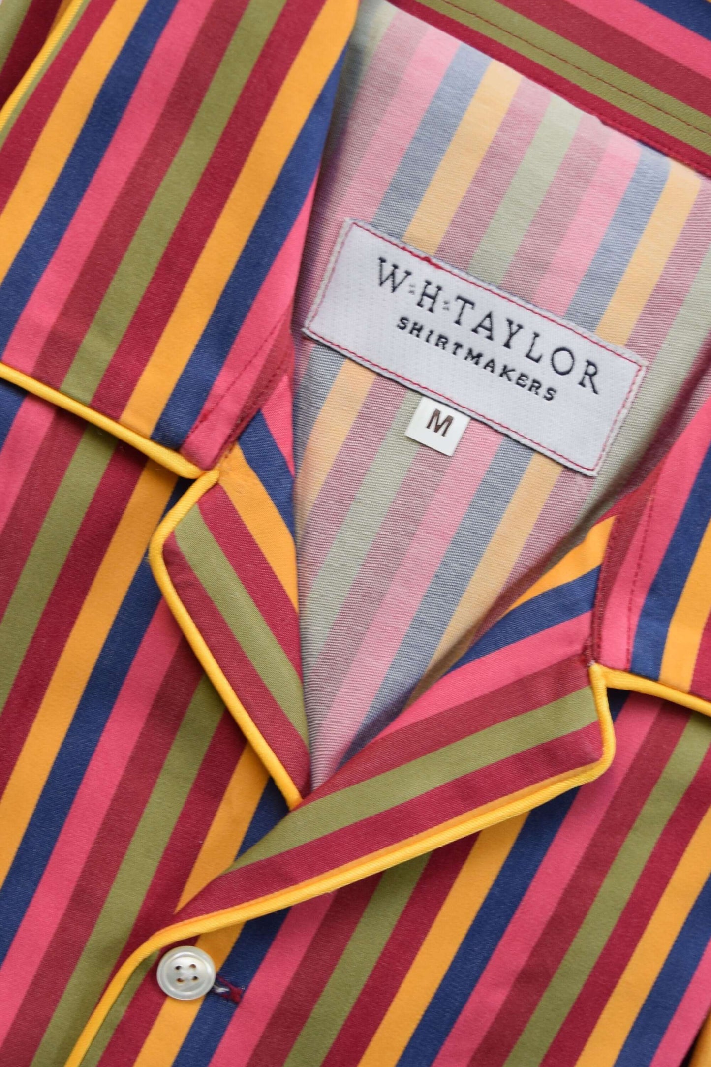 ブラック ストライプ コットン 100% ポプリン ラグジュアリー パジャマ